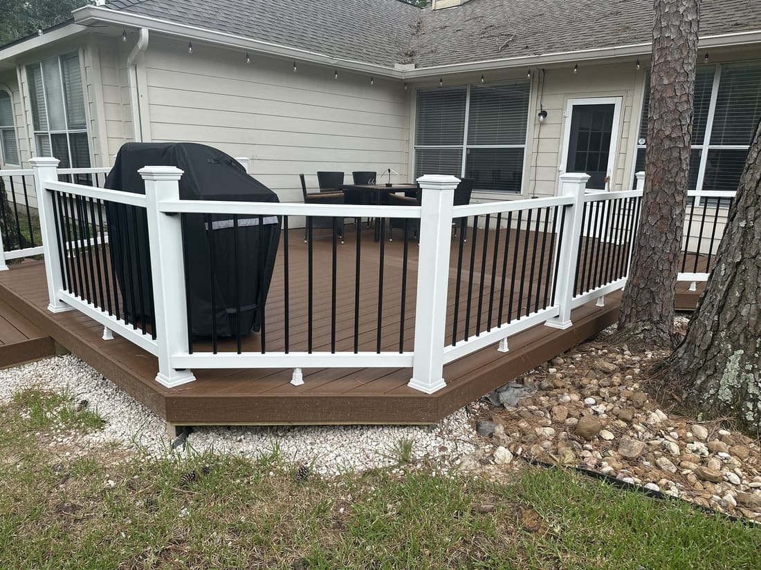 Composite deck install